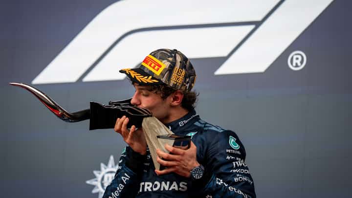 Mercedes AMG Petronas driver Andrea Kimi Antonelli