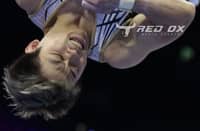 CARLOS Yulo fails to defend his vault title in the FIG Artistic Championships in Rotterdam, in the Netherlands.