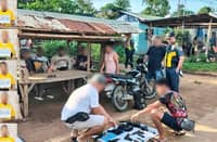 FIVE men were arrested by Aroroy Municipal Police Station personnel in Barangay Malubi, Aroroy, Masbate following reports of an armed harassment incident in Barangay Sawang. Police intercepted the suspects riding three motorcycles and seized four unlicensed .45-caliber pistols, seven magazines and live ammunition.