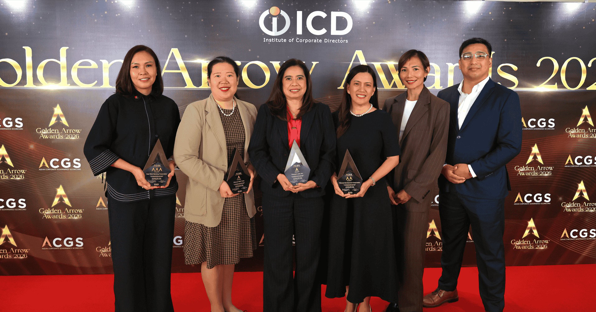 Filinvest Group companies earn Golden Arrow awards anew