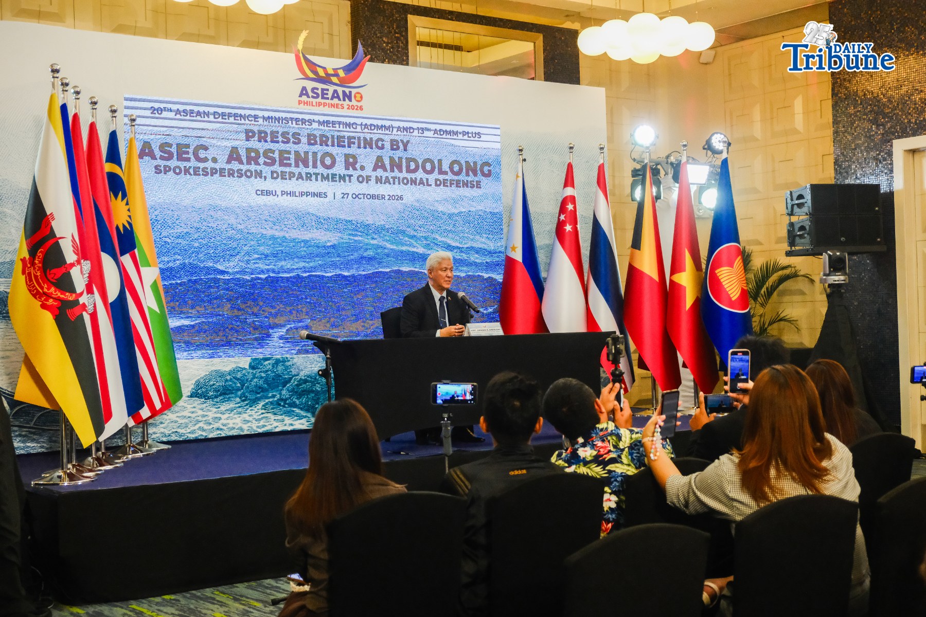 ASEAN defense chiefs meet in Cebu for security talks
