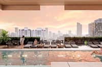 POOL view for sunset.