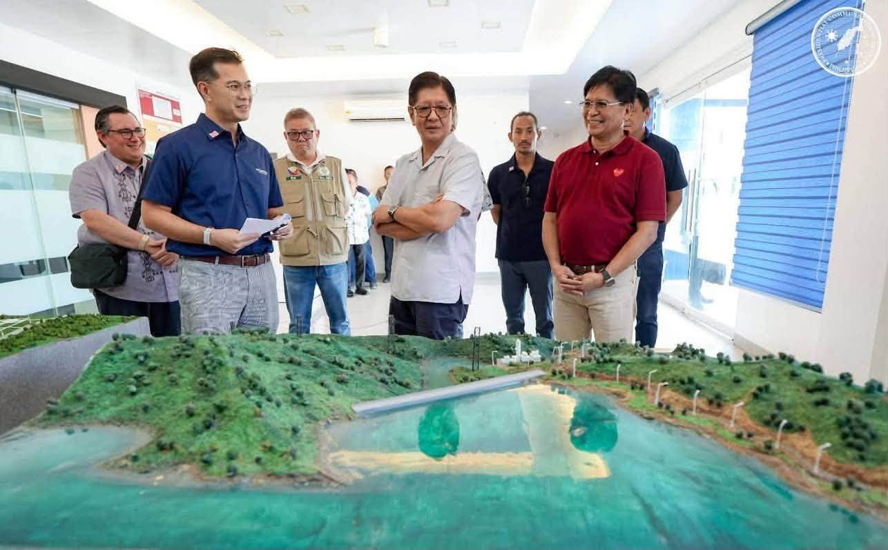 Marcos inspects SN Aboitiz Power-Magat, Inc’s IROC in Isabela