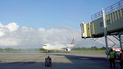 Philippine Airlines lands first A330 in Bohol
