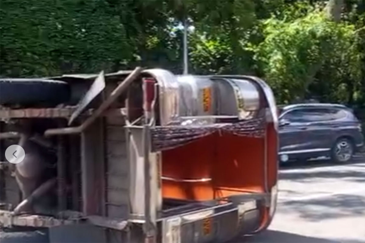 9 injured as jeepney overturns after collision in Batangas