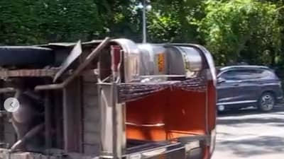 9 injured as jeepney overturns after collision in Batangas