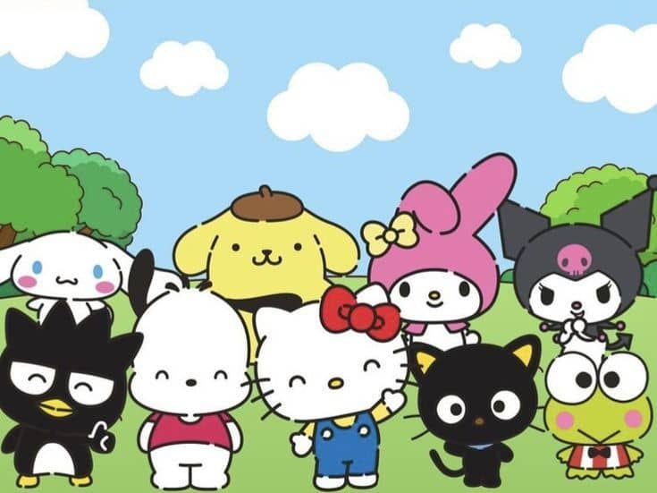 HELLO kitty and Friends.