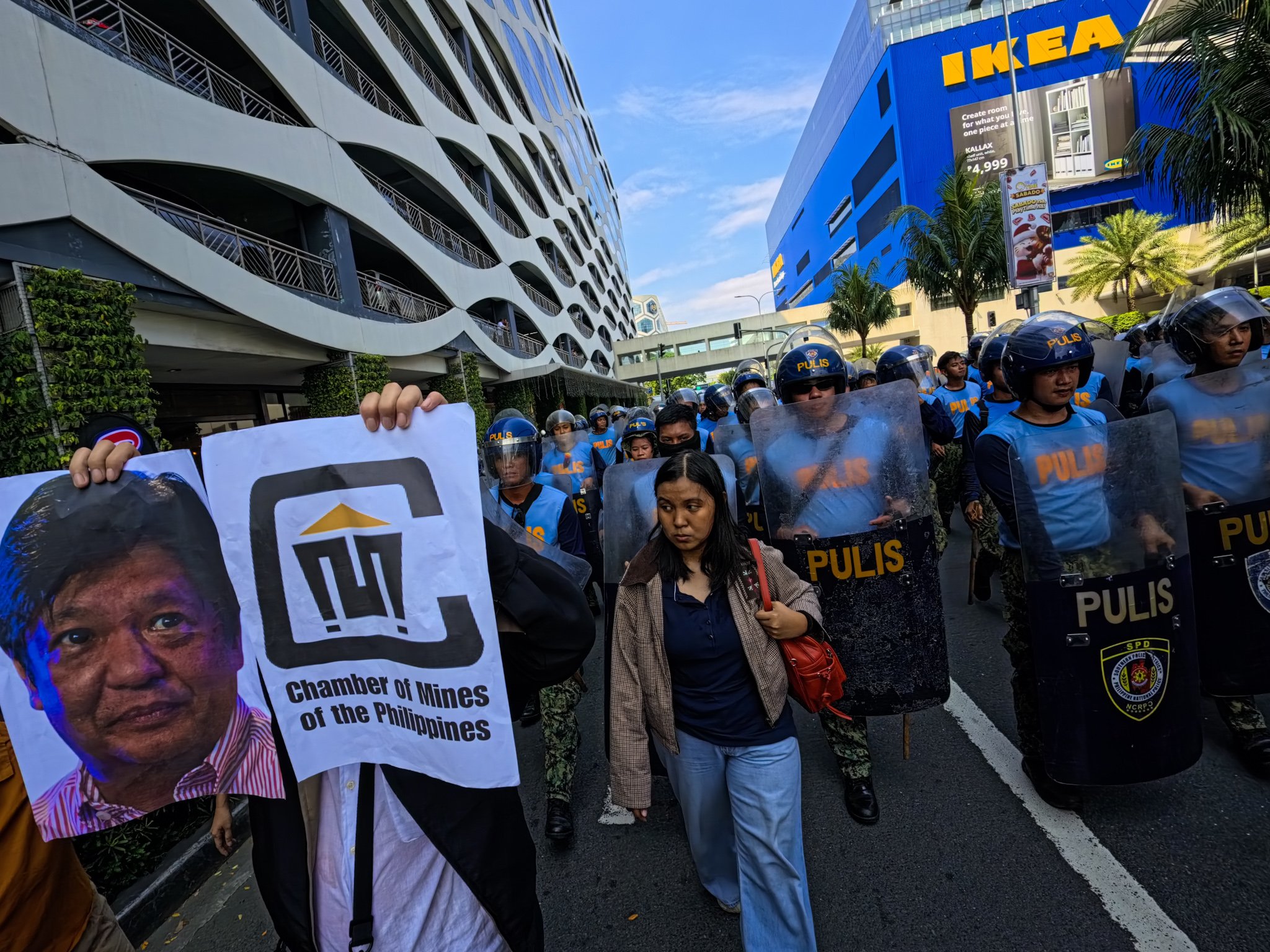 Anti-mining protest in Pasay