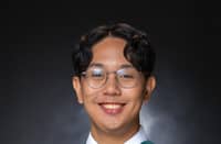 JAIME Andres ‘Mio’ Jimenez poses for his graduation portrait after completing his medical degree at the University of the Philippines Manila.