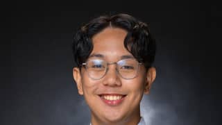 JAIME Andres ‘Mio’ Jimenez poses for his graduation portrait after completing his medical degree at the University of the Philippines Manila.