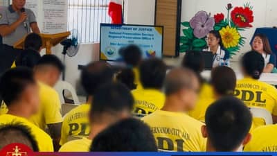 DOJ brings legal assistance to 53 persons deprived of liberty in La Union