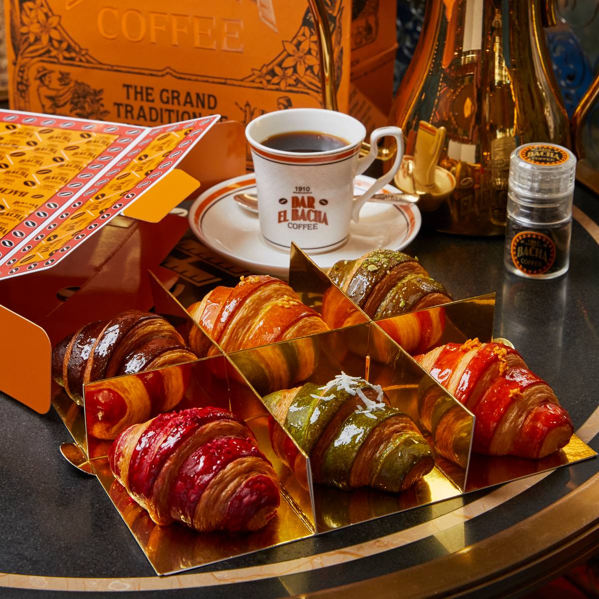 COFFEE and croissants remain a classic combination.