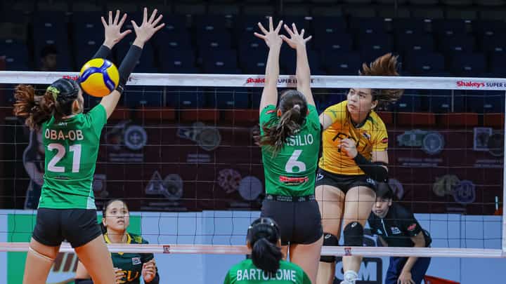 GERZEL Petallo and Far Eastern University smash their way to a 25-14, 25-9, 25-17 victory over College of Saint Benilde for their second straight win in the 2026 Shakey’s Super League Unity Cup on Wednesday at the Ninoy Aquino Stadium.