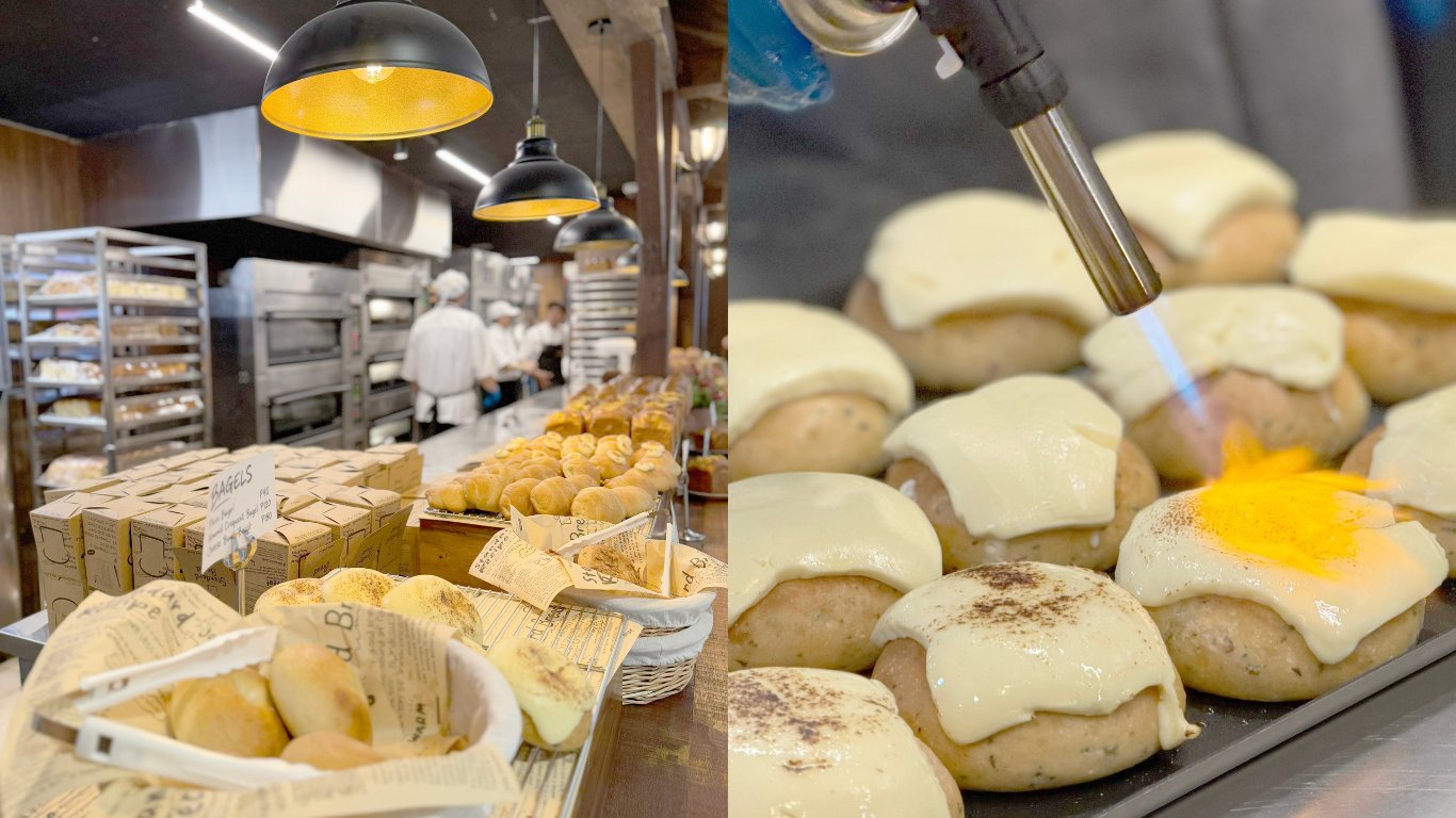 Joy of freshly baked breads
