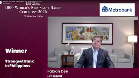 Metrobank named Philippines’ strongest bank for sixth straight year