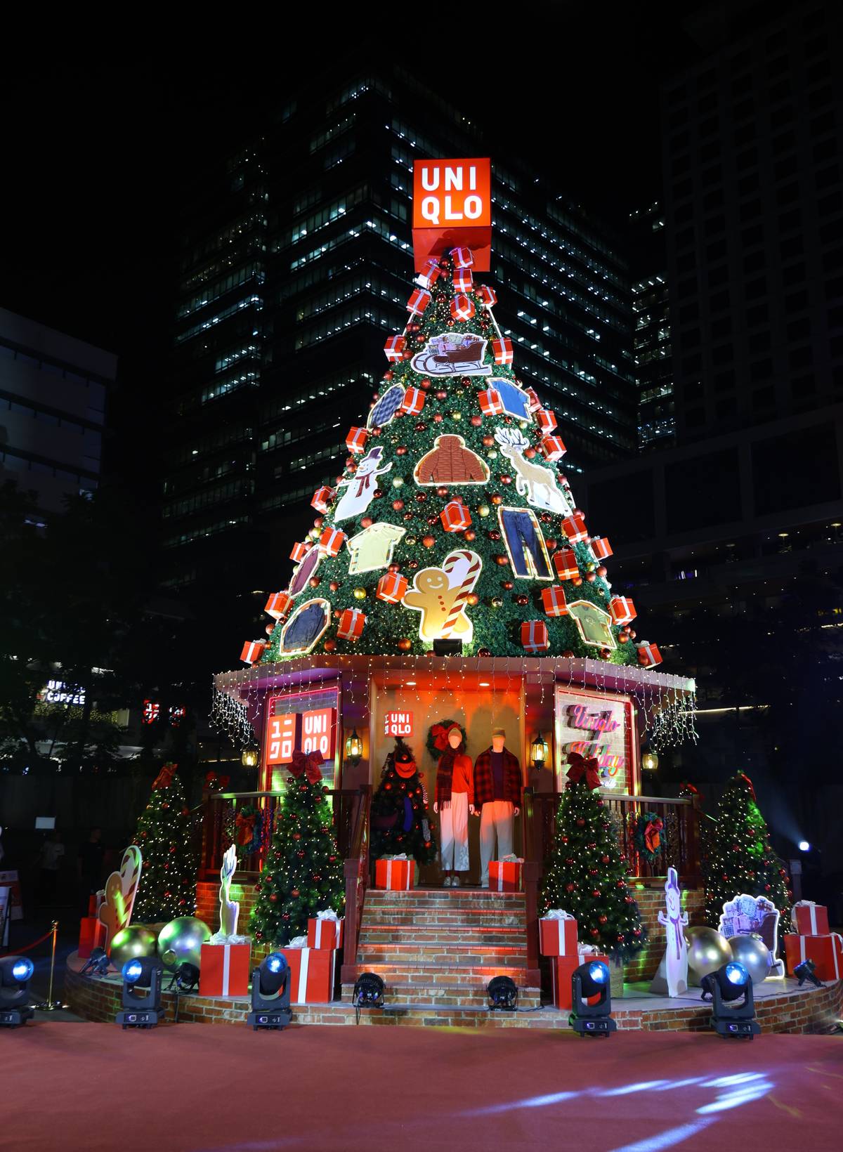 WRAPPED in holiday magic from head to tree.