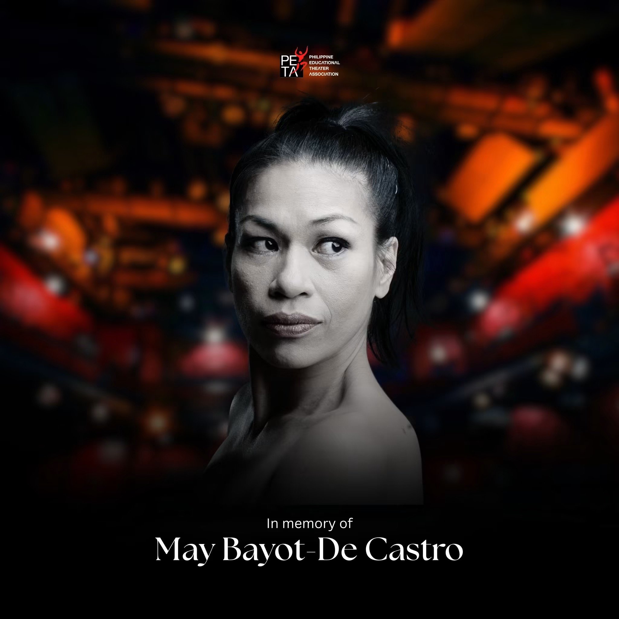 PETA pays heartfelt tribute to actress May Bayot-De Castro