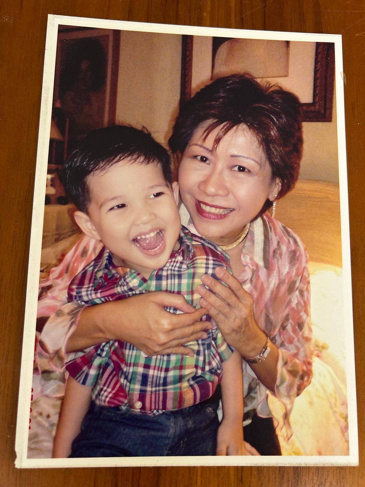 DIANA Ledesma with son Eric.