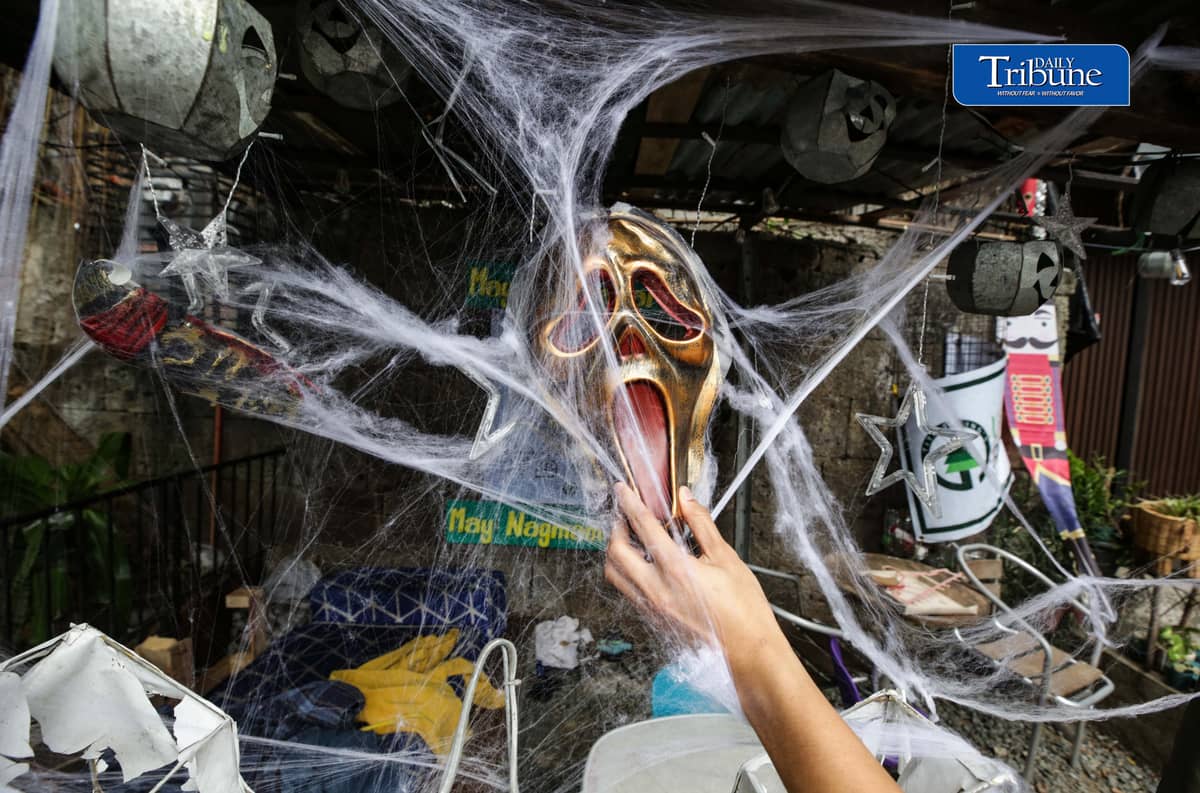 (October 29 2026) Halloween decorations displayed outside the establishment of the PURO PUSO Project in Quezon City on Thursday, October 29, 2026, in preparation for a Filipino traditional Undas observances.. The initiative aims to bring festive cheer to the neighborhood while supporting families and children in need. Photo/Analy Labor