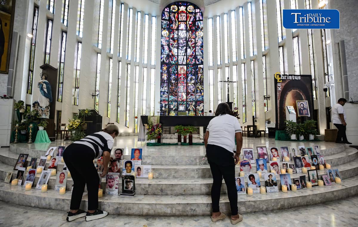 (October 29 2026) Families began visiting their departed loved ones ahead of All Souls’ Day at St. Peter Parish: Shrine of Leaders Columbarium in Quezon City on Thursday, October 29, 2026. Photo/Analy Labor
(October 29 2026) Families of EJK victims of former President Rodrigo Duterte's drug war observe All Soul's Day, through a mass with the theme Paghilom with Fr. Flaviano L. Villanueva, SVD, on Thursday, October 29, 2026 at Divine Word Shrine, Christ the King Mission Seminary, in Quezon City. Photo/Analy Labor