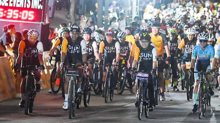Sun Life holds 1st Bike & Run event
