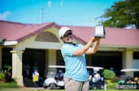 HARMIE Constantino essays an emphatic finish to her grueling LPGT campaign with a victory in the ICTSI Apo Golf Classic in Davao on Thursday.