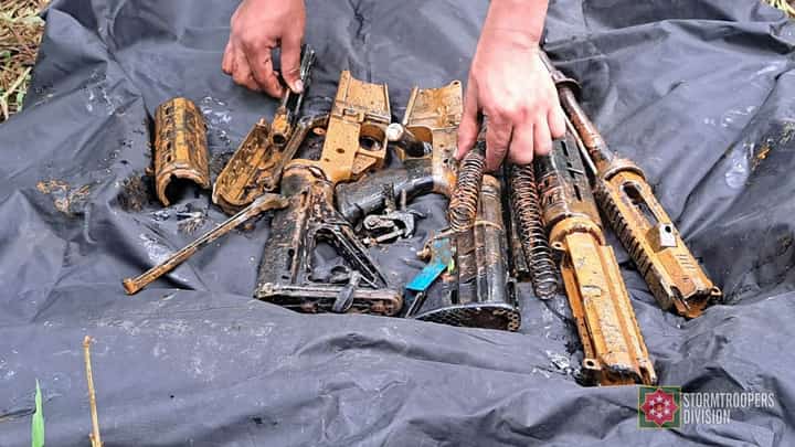 Arms cache recovered in Northern Samar