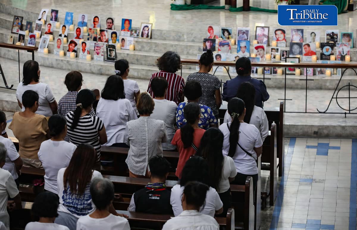 (October 29 2026) Families began visiting their departed loved ones ahead of All Souls’ Day at St. Peter Parish: Shrine of Leaders Columbarium in Quezon City on Thursday, October 29, 2026. Photo/Analy Labor
(October 29 2026) Families of EJK victims of former President Rodrigo Duterte's drug war observe All Soul's Day, through a mass with the theme Paghilom with Fr. Flaviano L. Villanueva, SVD, on Thursday, October 29, 2026 at Divine Word Shrine, Christ the King Mission Seminary, in Quezon City. Photo/Analy Labor