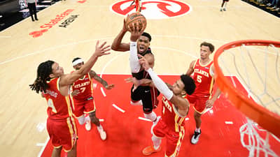 Heat finally nail first win