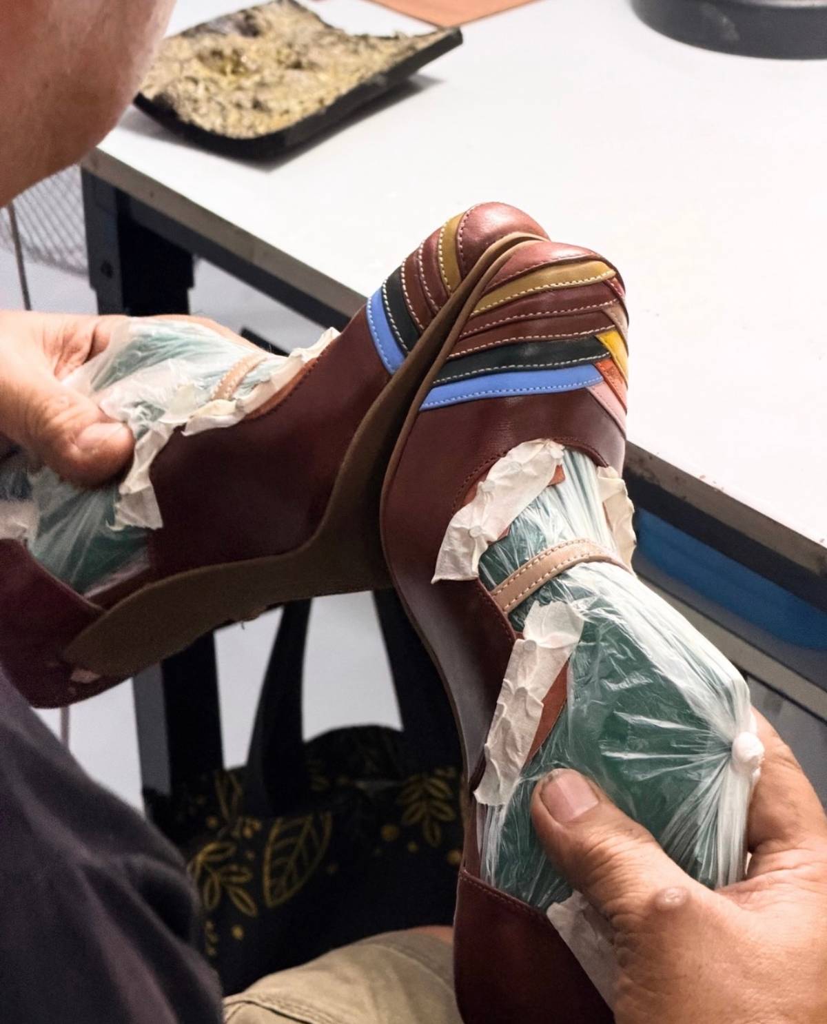 FILIPINO shoemakers combine traditional skills and creative ideas to give locally made footwear its own character.