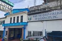 QC college students protest mandatory P8,000 academic activity