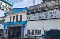 Entrance of the Mary the Queen College of Quezon City, Inc. located at Brgy. Matandang Balara, Quezon City.