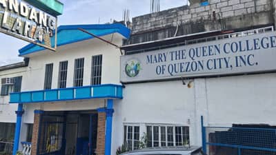 QC college students protest mandatory P8,000 academic activity