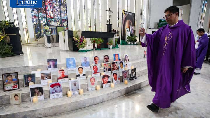 (October 29 2026) Families began visiting their departed loved ones ahead of All Souls’ Day at St. Peter Parish: Shrine of Leaders Columbarium in Quezon City on Thursday, October 29, 2026. Photo/Analy Labor
(October 29 2026) Families of EJK victims of former President Rodrigo Duterte's drug war observe All Soul's Day, through a mass with the theme Paghilom with Fr. Flaviano L. Villanueva, SVD, on Thursday, October 29, 2026 at Divine Word Shrine, Christ the King Mission Seminary, in Quezon City. Photo/Analy Labor