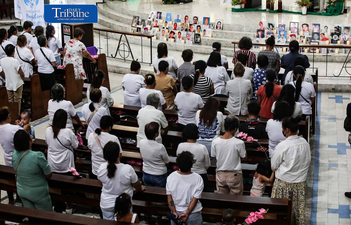 (October 29 2026) Families began visiting their departed loved ones ahead of All Souls’ Day at St. Peter Parish: Shrine of Leaders Columbarium in Quezon City on Thursday, October 29, 2026. Photo/Analy Labor
(October 29 2026) Families of EJK victims of former President Rodrigo Duterte's drug war observe All Soul's Day, through a mass with the theme Paghilom with Fr. Flaviano L. Villanueva, SVD, on Thursday, October 29, 2026 at Divine Word Shrine, Christ the King Mission Seminary, in Quezon City. Photo/Analy Labor
