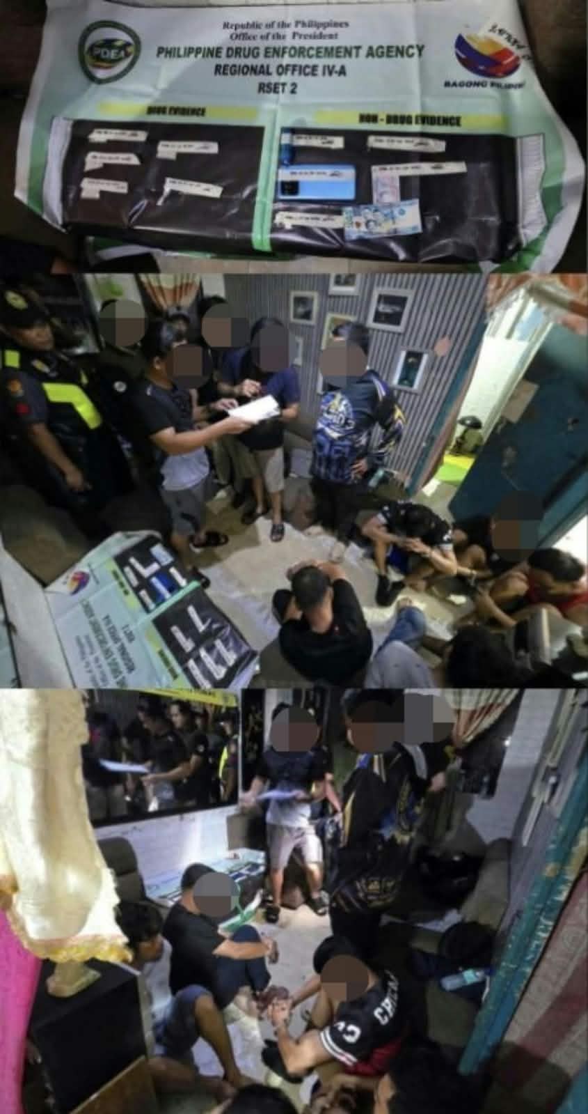 PDEA raids suspected drug den in Bacoor; 5 arrested