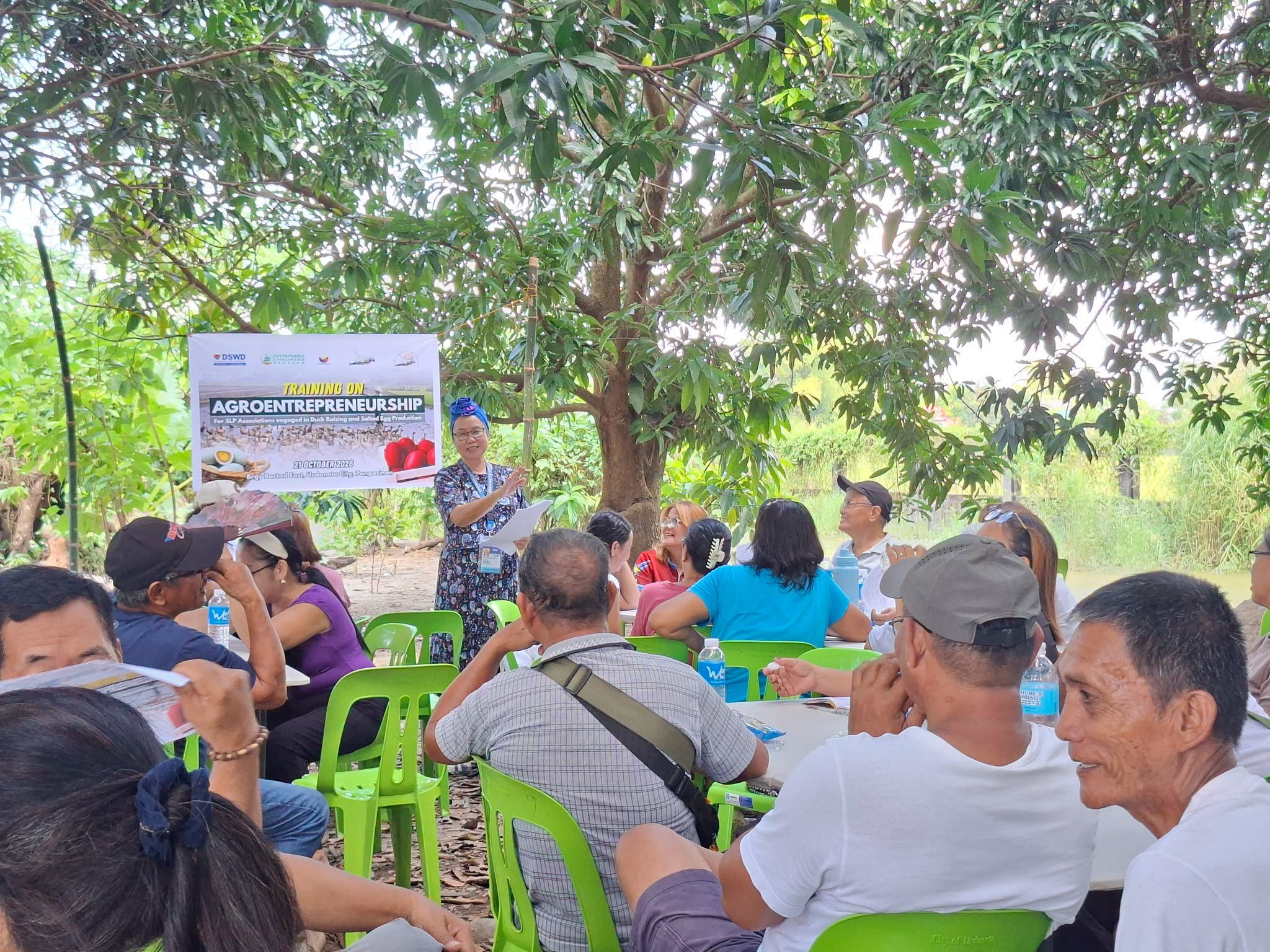 DSWD trains Pangasinan livelihood groups in duck raising, salted egg production