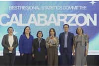 CALABARZON statistics committee ranks 3rd nationwide