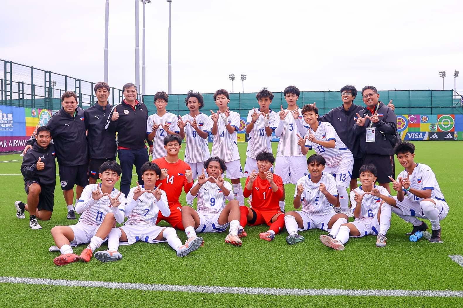 Phl U15 booters cruise past Aruba