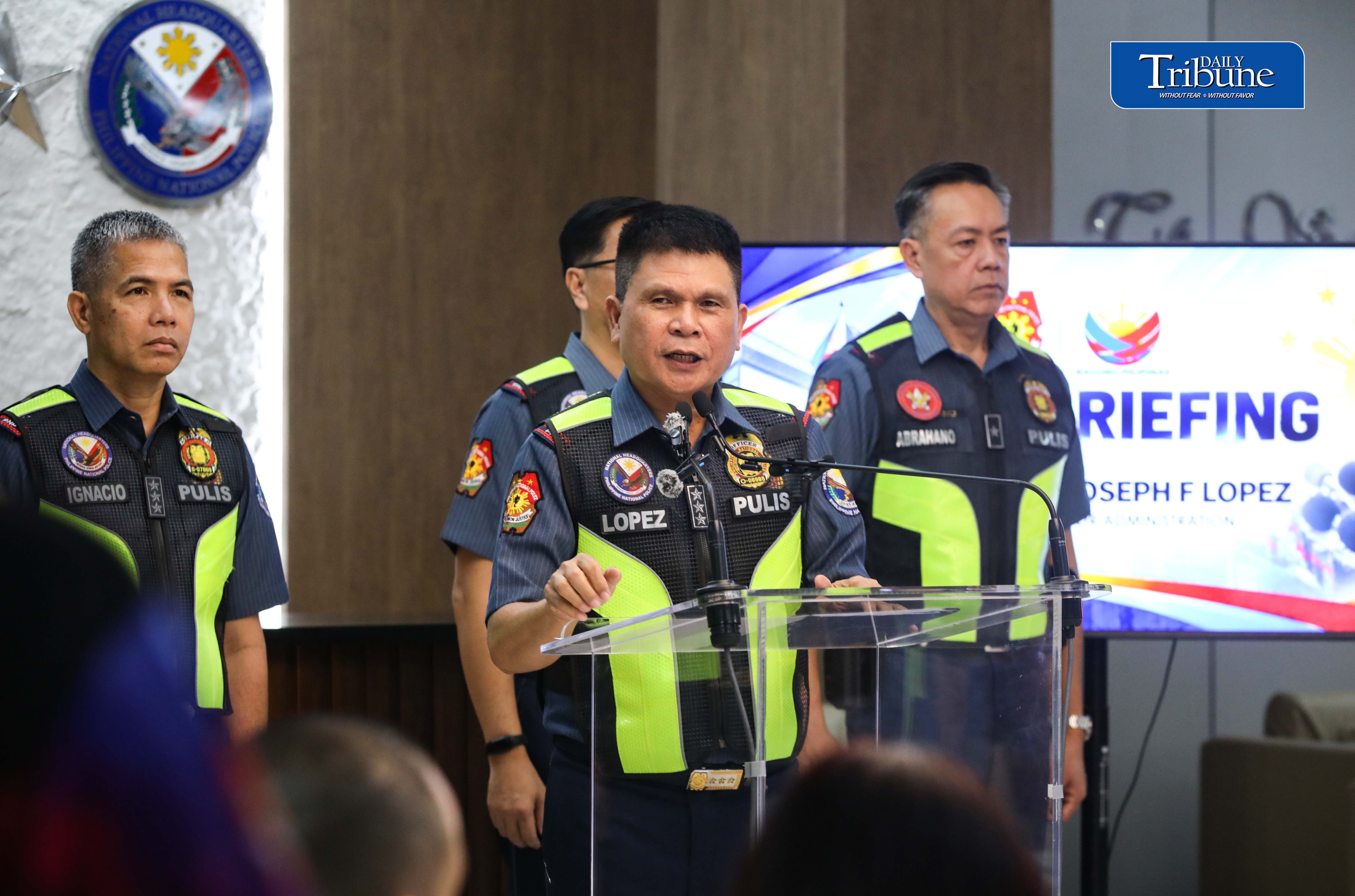 PNP Press Conference on Bato's surrender deadline 