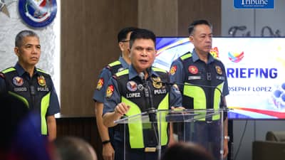 PNP Press Conference on Bato's surrender deadline
