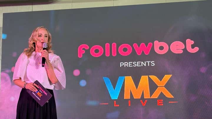 Suzy Polyanska, vice president for player engagement at OnlyFun.PH, discusses the launch of FollowBet x VMX Live, an interactive livestreaming feature that combines celebrity engagement and online gaming.