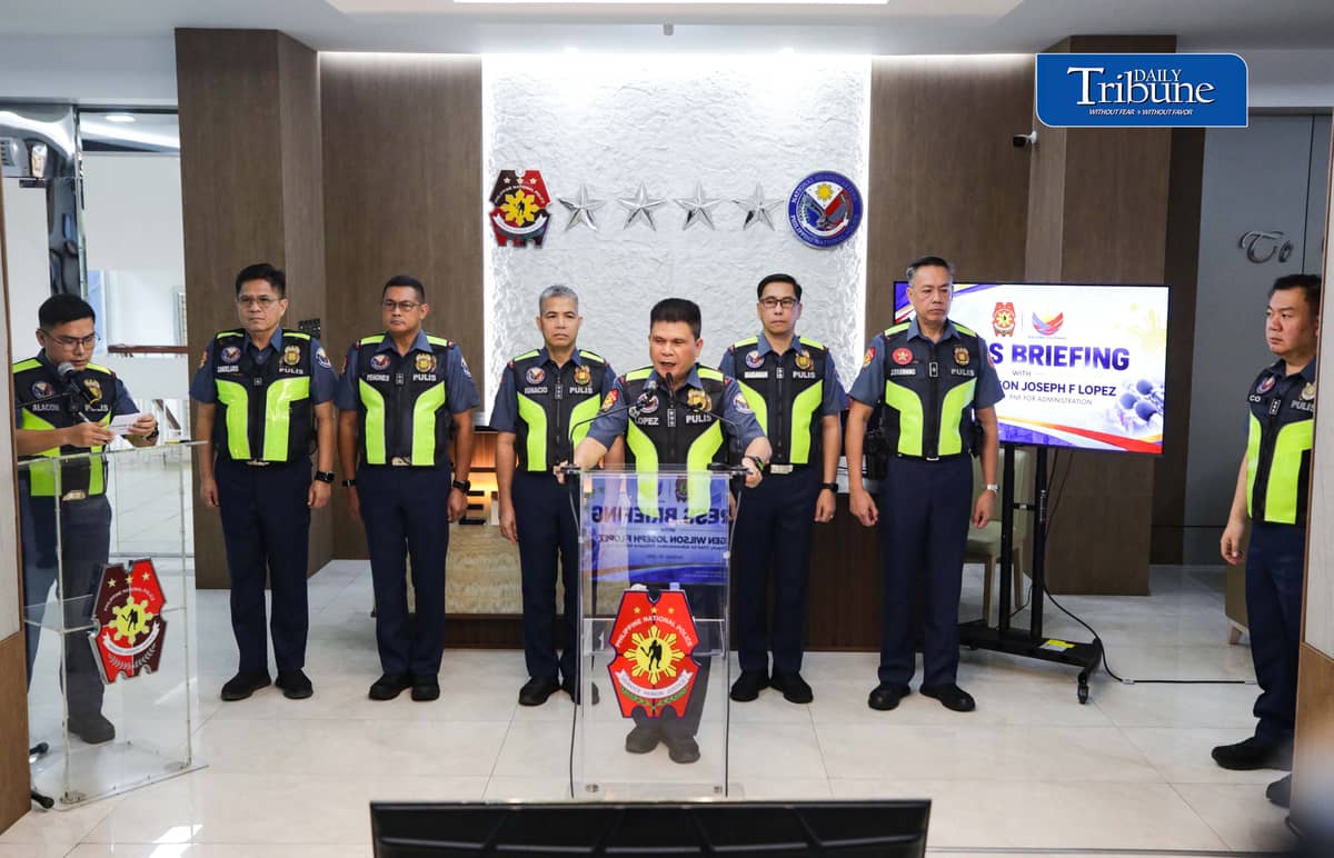 PNP Deputy Chief for Administration Lt. Gen. Wilson Joseph Lopez and other PNP officials, hold a press conference regarding the deadline of Senator Ronald Bato Dela Rosa for him to surrender held at Camp Crame on Friday, 30 October 2026. PNP urged Senator Ronald “Bato” dela Rosa, a former PNP chief, to surrender if he still has any love for the organization, they also also assured Dela Rosa of his safety if arrested and warned that groups helping him evade arrest could face criminal liability, following the expiration of the deadline for him to surrender.