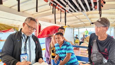 DOLE inspects Samar passenger boats ahead of Undas rush