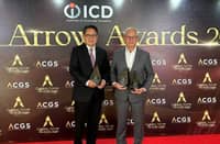 HERBERT Consunji (right), executive vice president and chief finance officer of DMCI Holdings Inc., director of Semirara Mining and Power Corp., and president and chief executive officer of Concreat Holdings Philippines; and Erlaster Sotto (left), independent director of DMCI Holdings Inc.