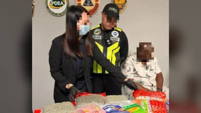 American bearing ‘kush’ intercepted