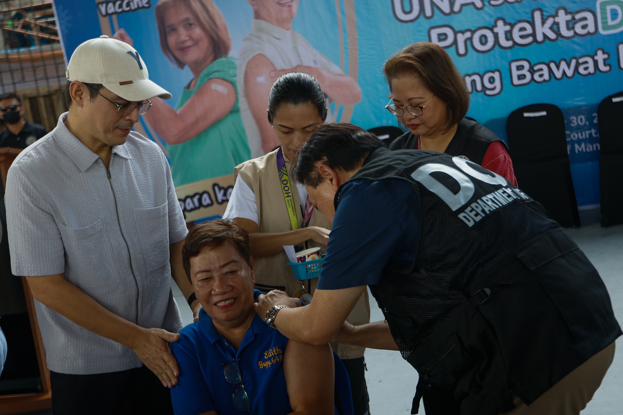 Vaccination drive in Baseco