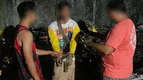 Paete police serve an arrest warrant against a provincial most wanted person in a firearms law case during an operation on 28 October 2026. The court recommended bail of P200,000.