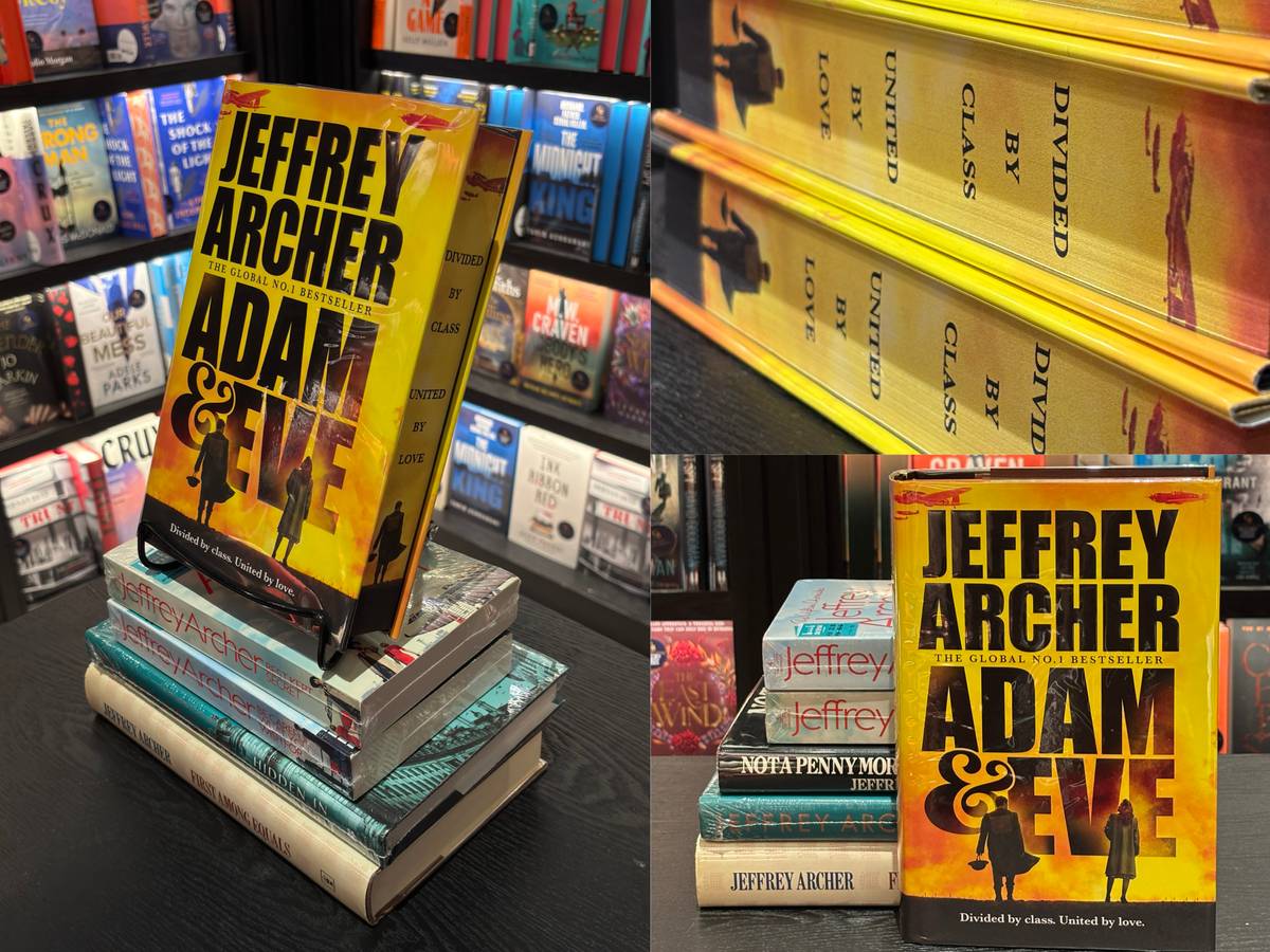 JEFFREY Archer’s ‘Adam and Eve.’