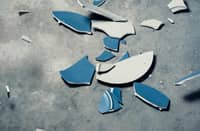 ANYTHING broken means bad omen.